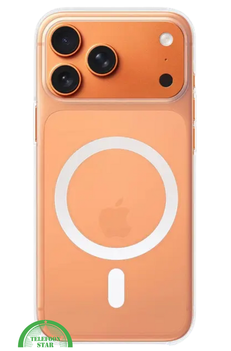 Silicone Hoesje voor iPhone 17 Pro &ndash; MagSafe &amp; Schokbestendig, Flexibel, Helder &amp; Extra Sterk, transparant en | Telefoonstar