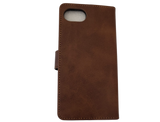 Luxe Boek iPhone 16E (2025)Bruin Leerlook Wallet Case Kaartvakken