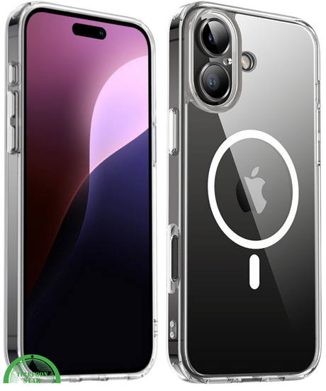 Transparant Hoesje voor iPhone 16 MagSaf &ndash; Slank, Sterk &amp; Magnetisch Compatibel