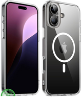 Transparant Hoesje voor iPhone 16 Plus MagSaf &ndash; Slank, Sterk &amp; Magnetisch Compatibel
