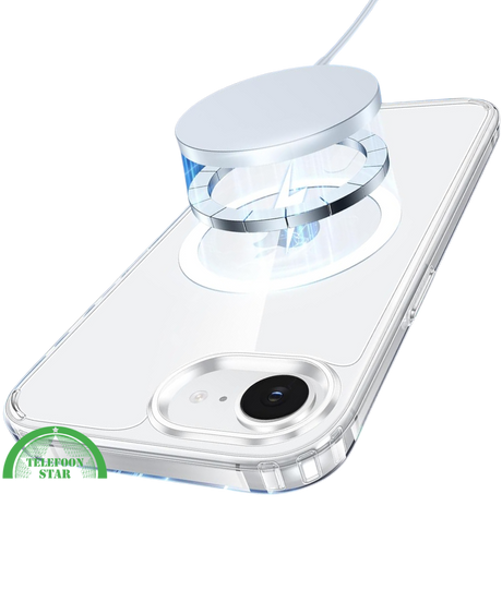 Hoesje voor iPhone 17E Transparant MagSafe Hoesje &ndash; Slank, Sterk &amp; MagSafe