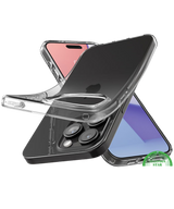 Transparant Hoesje voor iPhone 14 Pro Silicone, Slank, Flexibel &amp; Sterke Bescherming