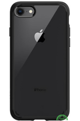 Hoesje voor iPhone SE Zwart Transparant, Slank, Flexibel &amp; Schokbestendig