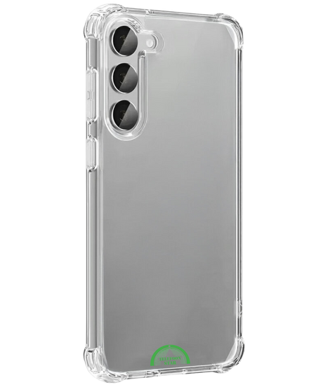 Hoesje voor Samsung S23 Plus Transparant Schokbestendig, Slank, Sterk & Krasvast
