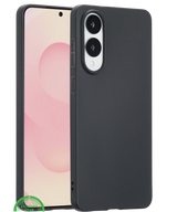 Zwart Hoesje voor Samsung S25 Edge – Slank, Gripvast & Krasbestendig
