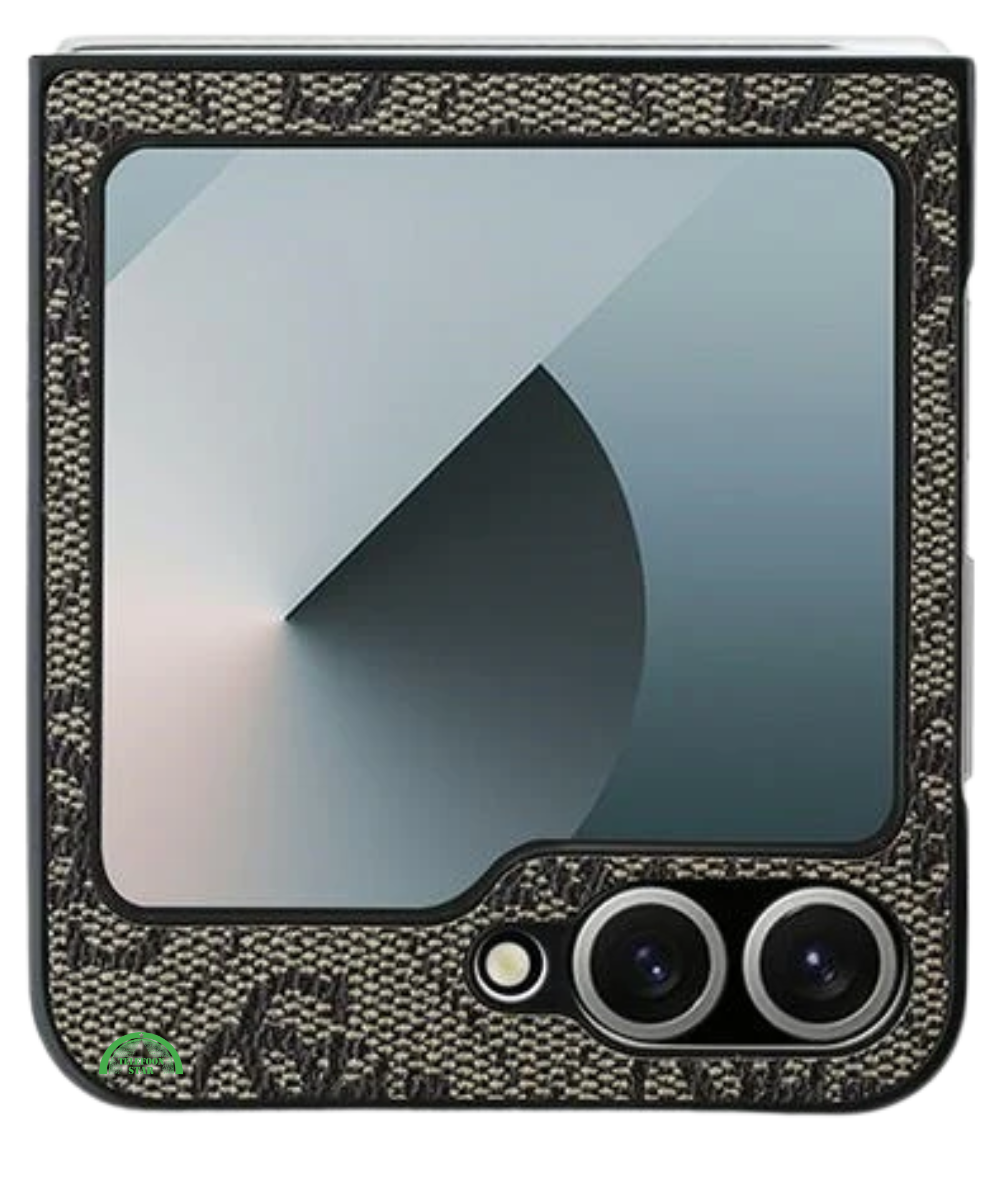 Hoesje voor Samsung Z Flip 7 FE Bruin Guess slank en lichtgewich