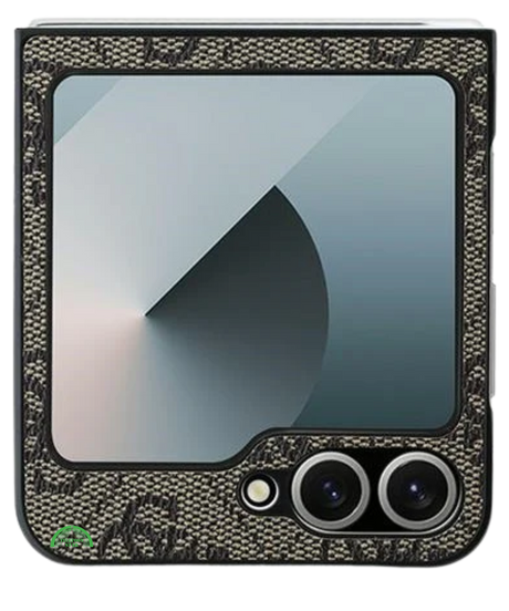 Hoesje voor Samsung Z Flip 7 FE Bruin Guess slank en lichtgewich