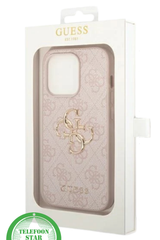 iPhone 15 Pro Max Case &ndash; Chic Beige met Goudaccent