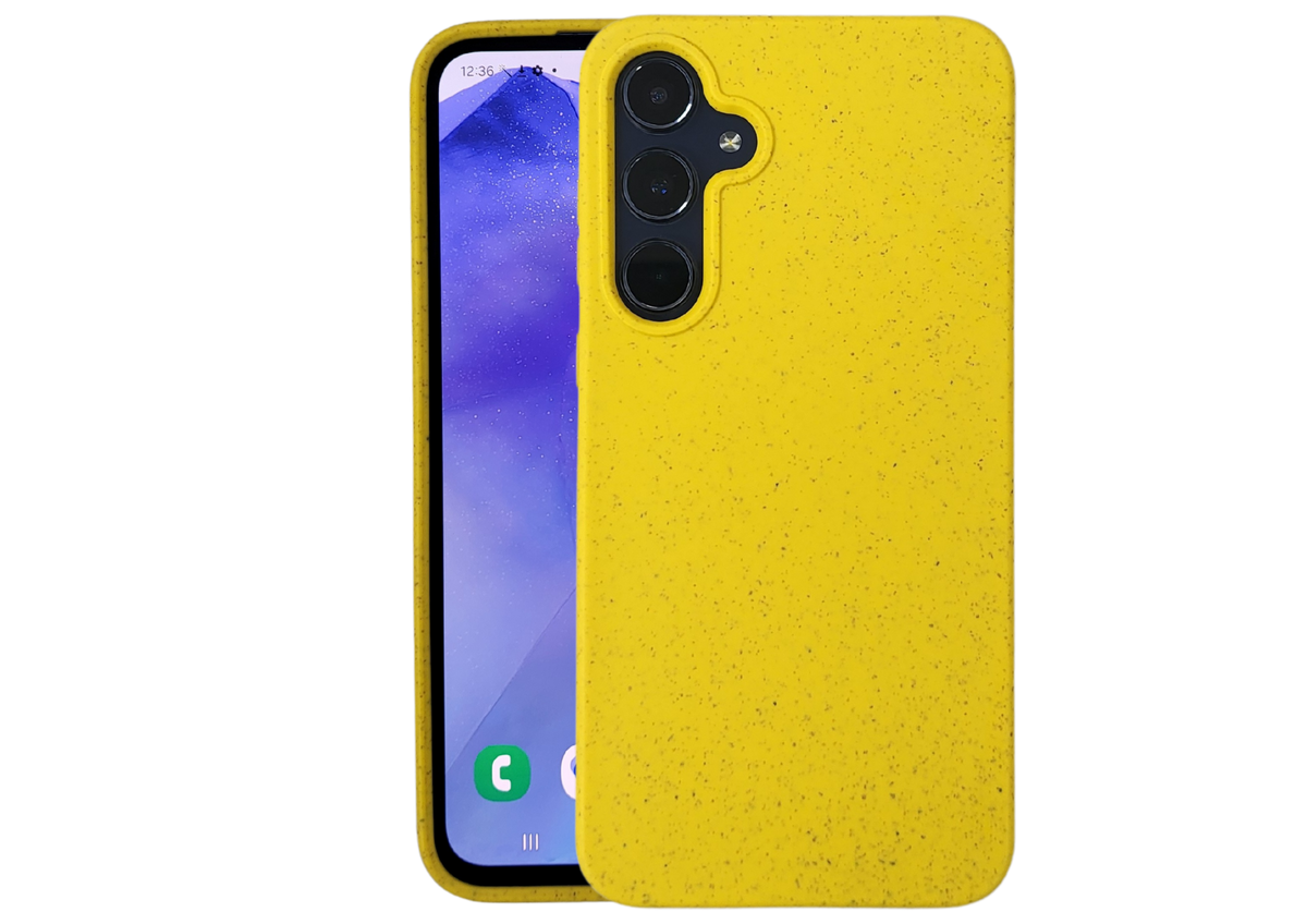 Hoesje voor Samsung A37 Geel Slank en lichtgewicht TPU-siliconen