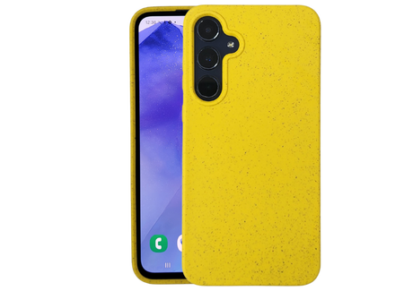 Hoesje voor Samsung A37 Geel Slank en lichtgewicht TPU-siliconen