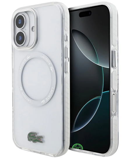 Hoesje iPhone 17 Wit Sterk Slank met Magnetische Ring ClearMag SoftCase