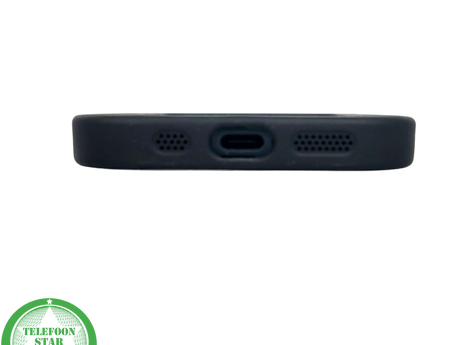 iPhone 15 Plus Hoesje &ndash; Zwart Siliconen met MagSafe | Slank, Sterk &amp; Stijlvol
