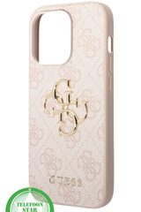 iPhone 15 Pro Max Case &ndash; Chic Beige met Goudaccent