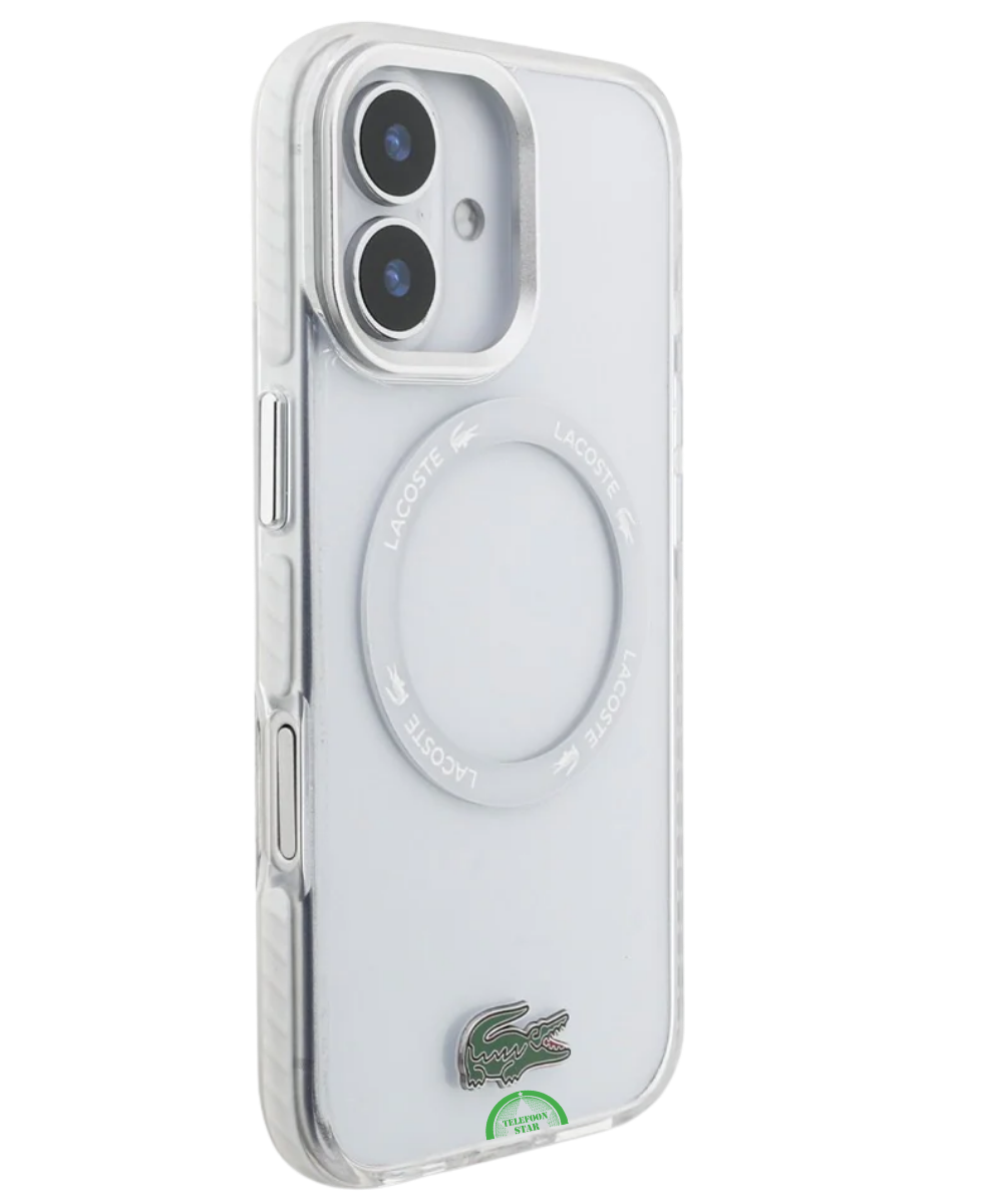 Hoesje iPhone 17 Wit Sterk Slank met Magnetische Ring ClearMag SoftCase