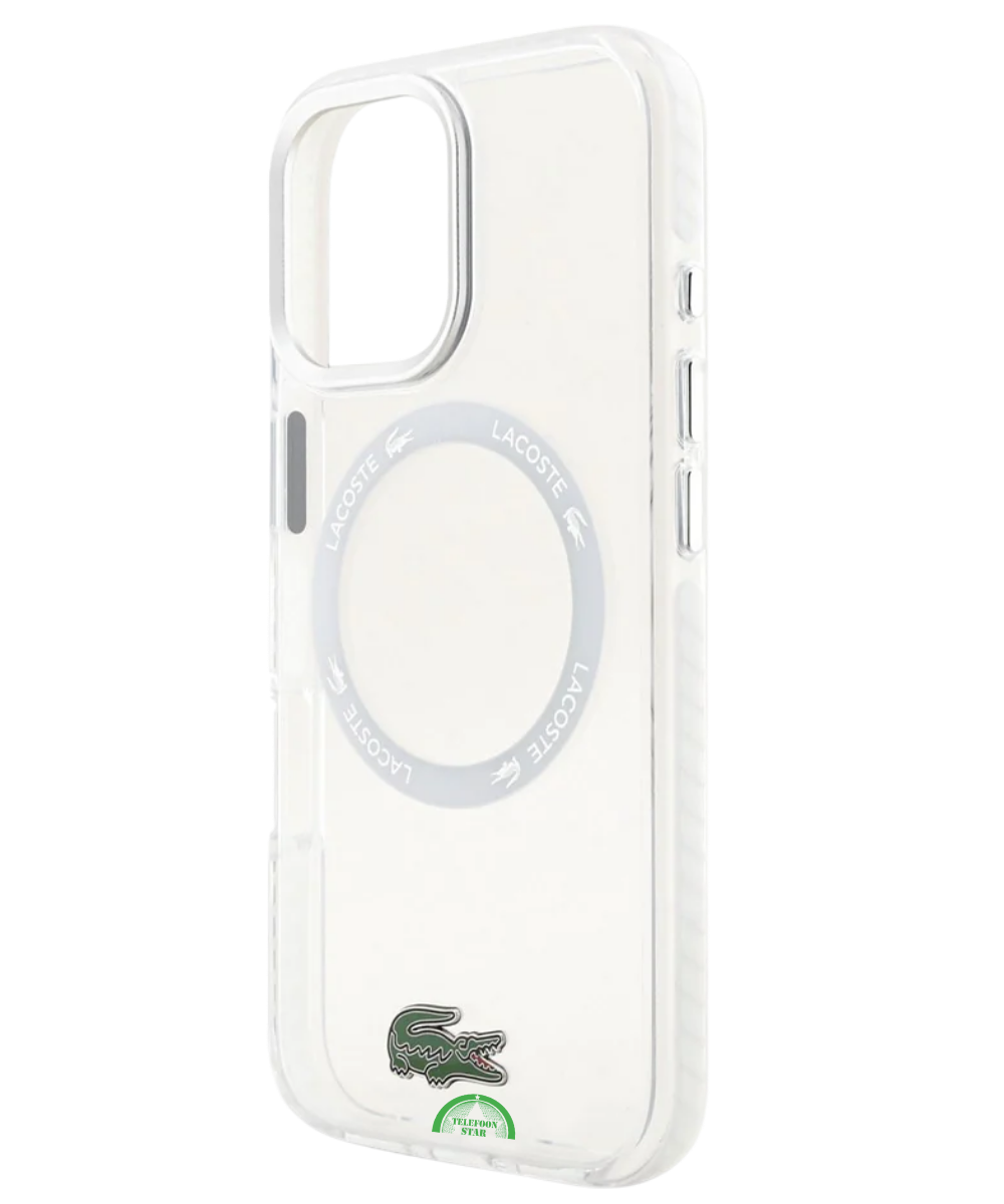 Hoesje iPhone 17 Wit Sterk Slank met Magnetische Ring ClearMag SoftCase