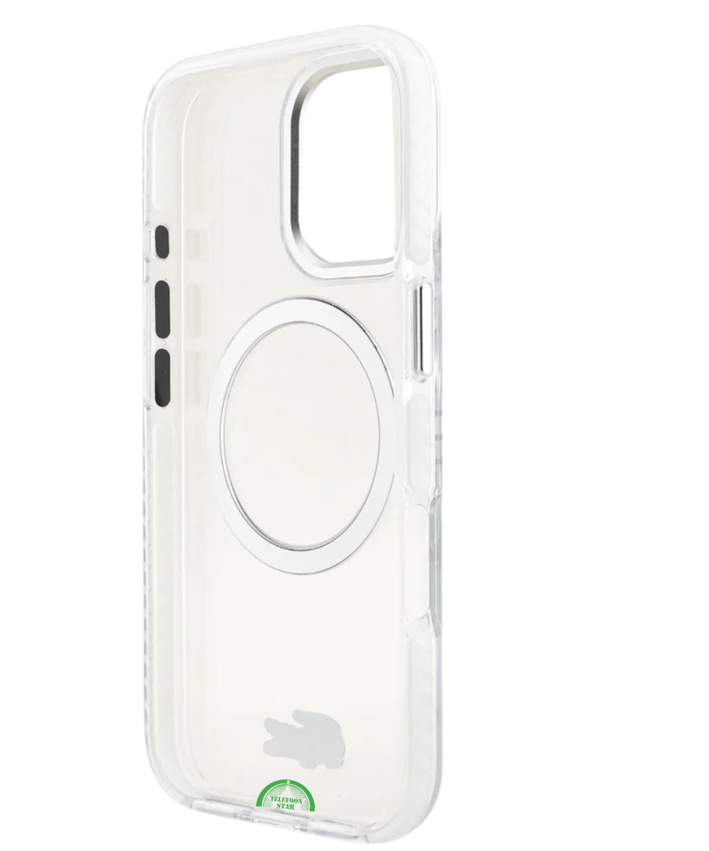 Hoesje iPhone 17 Wit Sterk Slank met Magnetische Ring ClearMag SoftCase