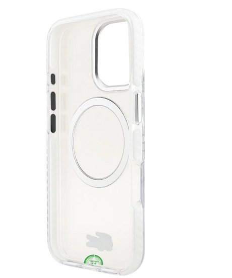 Hoesje iPhone 17 Wit Sterk Slank met Magnetische Ring ClearMag SoftCase
