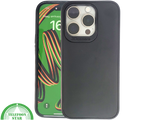 Mat Zwart iPhone 15 Pro Hoesje met Camerabescherming &ndash; Clean &amp; Krachtig | Telefoonstar.nl