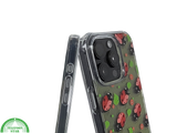 iPhone 16 Pro Max Transparant Hoesje Met Lieveheersbeestjes Groene Achtergrond Bescherming