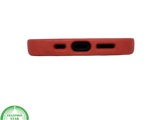 iPhone 16 hoesje rood eco-vriendelijk bioplastic schokbestendige cover