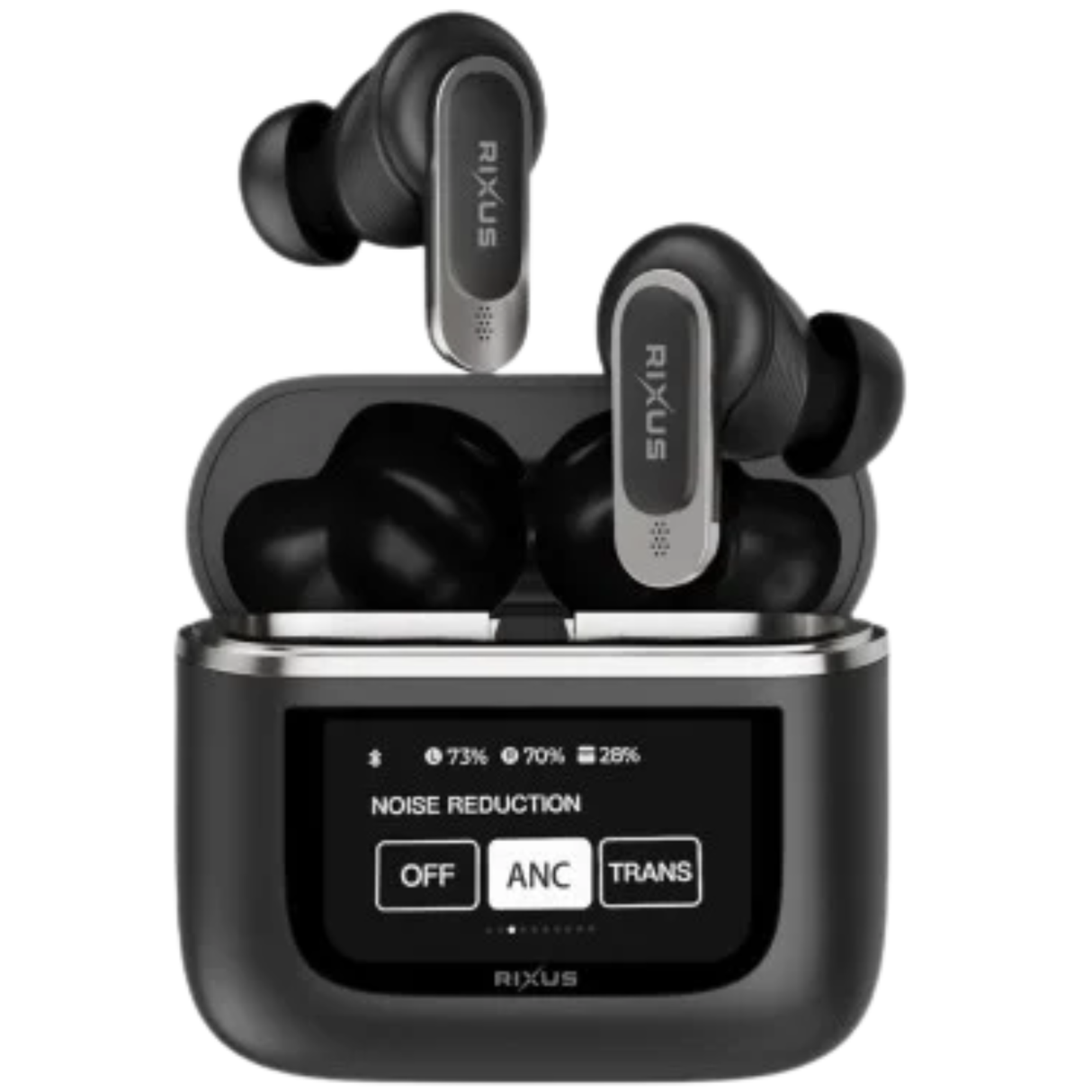 Rixus Wireless Earbuds with ANC Black