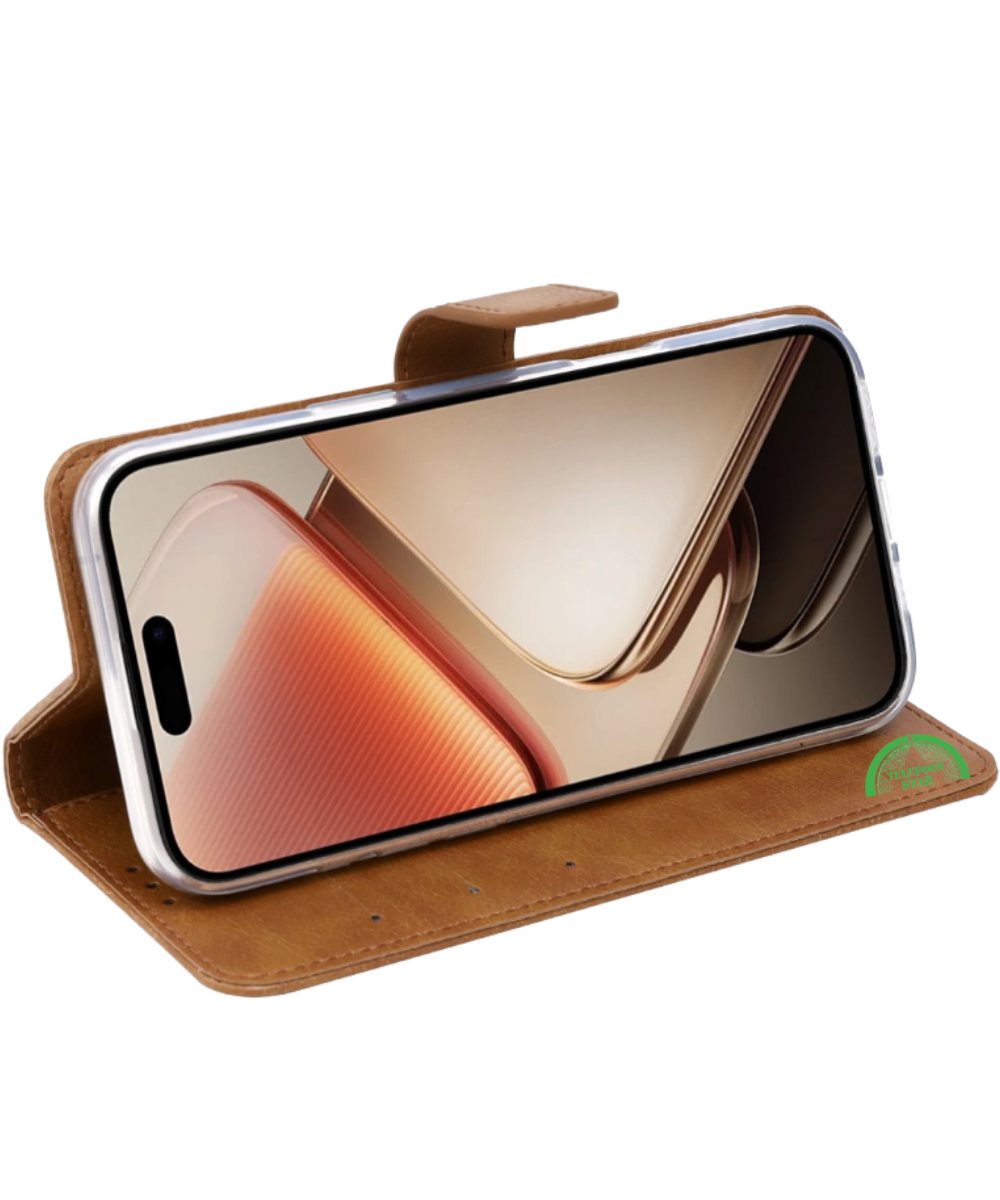 Bookcase Hoesje voor Samsung Galaxy A07 Bruin Nauwsluitend en stevig
