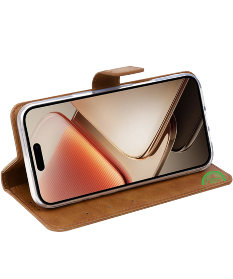 Bookcase Hoesje voor Samsung Galaxy A07 Bruin Nauwsluitend en stevig