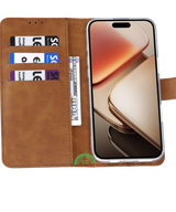 Bookcase Hoesje voor Samsung Galaxy A07 Bruin Nauwsluitend en stevig