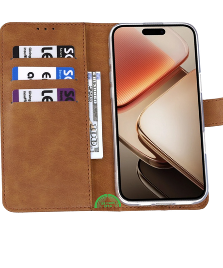 Bookcase Hoesje voor Samsung Galaxy A07 Bruin Nauwsluitend en stevig