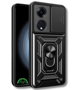 Hoesje voor Oppo A98 met Camera-Slider Kickstand