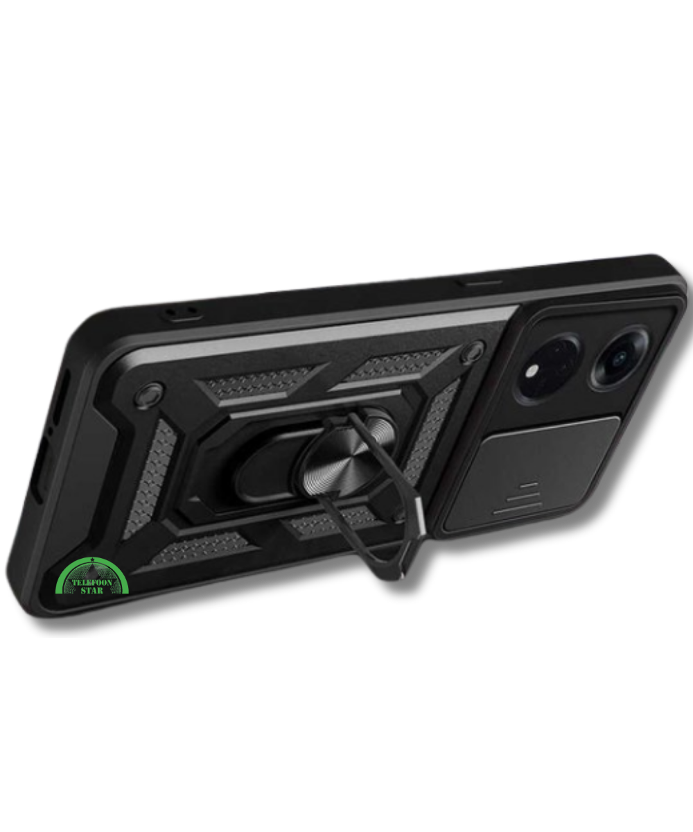 Hoesje voor Oppo A98 met Camera-Slider Kickstand