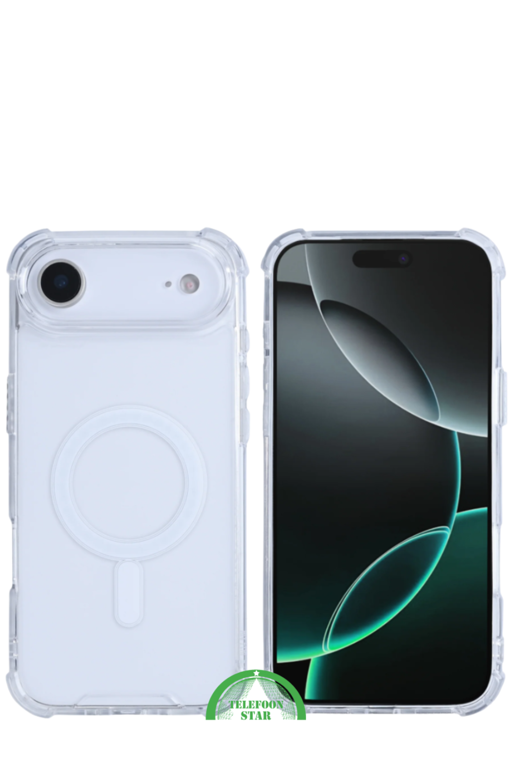 Transparant MagSafe Bumper Hoesje iPhone 17 Air - Sterke, Flexibel, licht en perfect passend en Slank | Telefoonstar