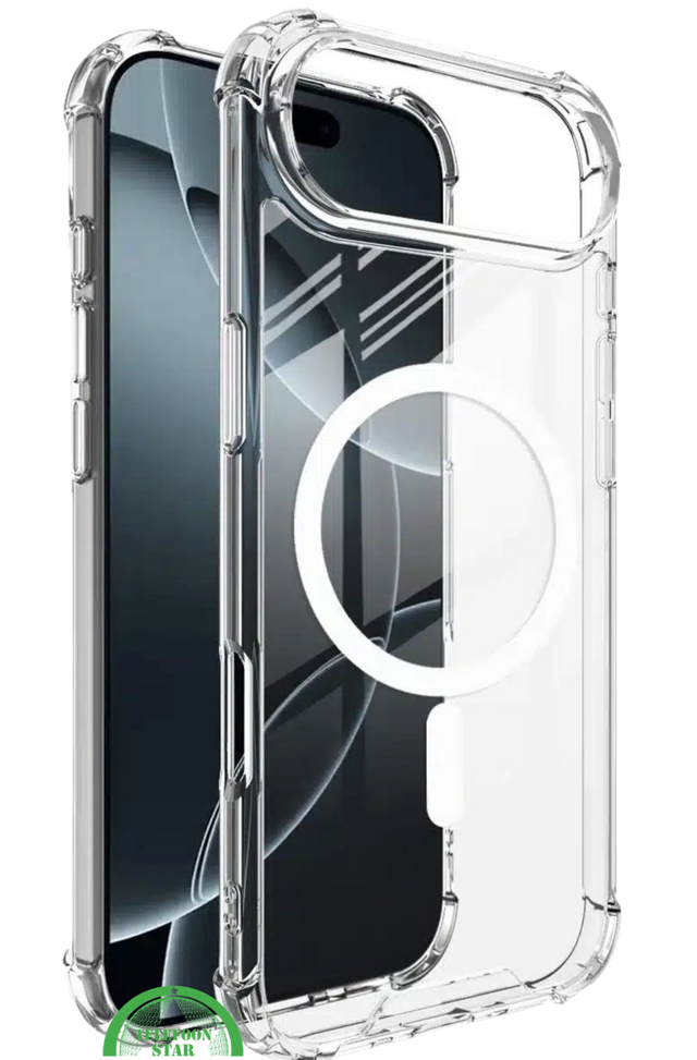Transparant MagSafe Bumper Hoesje iPhone 17 Air - Sterke, Flexibel, licht en perfect passend en Slank | Telefoonstar