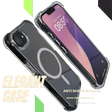 hoesje voor iPhone 17e Armor Anti shock Backcover Bescherming transparant met zwarte randen