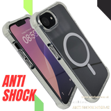 iPhone 16E Armor Anti shock Backcover Bescherming transparant witte randen
