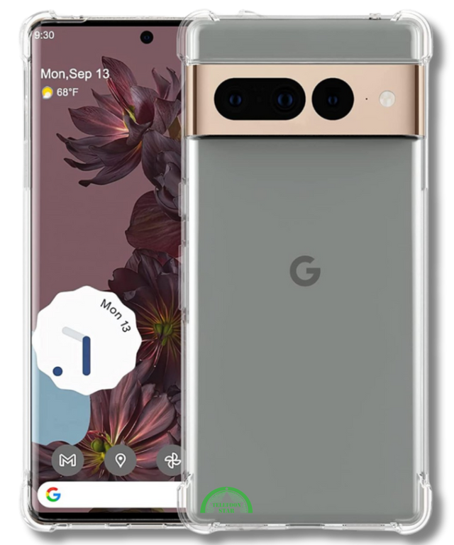 Hoesje voor Google Pixel 8 Transparant Anti-Shock Siliconen Backcover