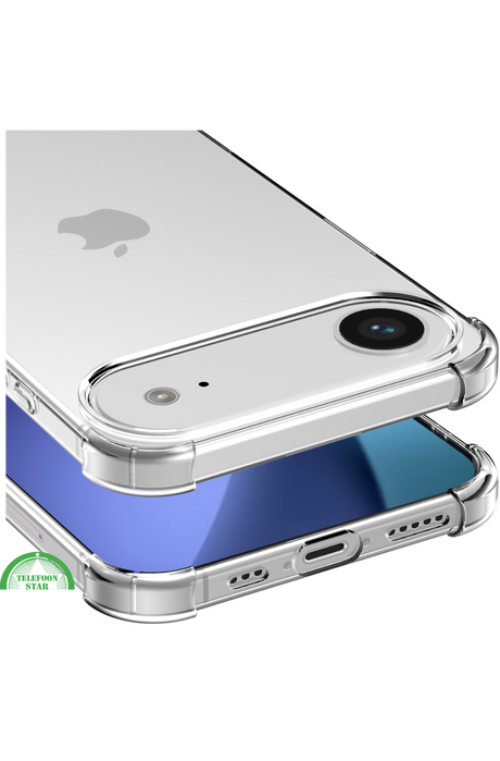 Silicone Hoesje voor iPhone 17 Air Transparant Anti-Shock, Flexibele TPU Case &amp; Slank | Telefoonstar