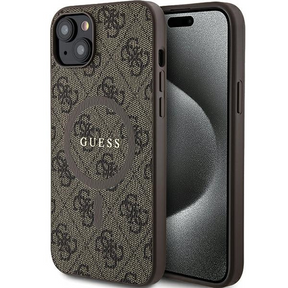 iPhone 15 MagSafe Hoesje | Guess Hoesje | Bruin