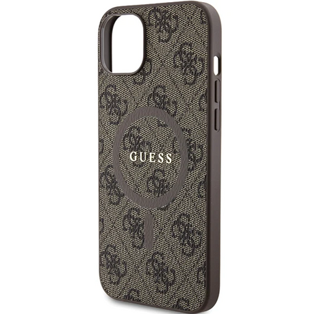 iPhone 15 MagSafe Hoesje | Guess Hoesje | Bruin
