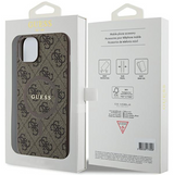 iPhone 15 MagSafe Hoesje | Guess Hoesje | Bruin