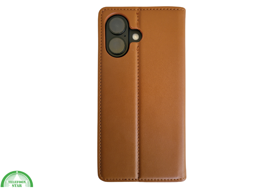 Wallet Case Licht Bruin IPhone 16 Plus