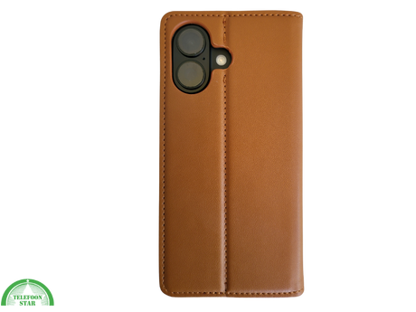 Wallet Case Licht Bruin IPhone 16 Plus