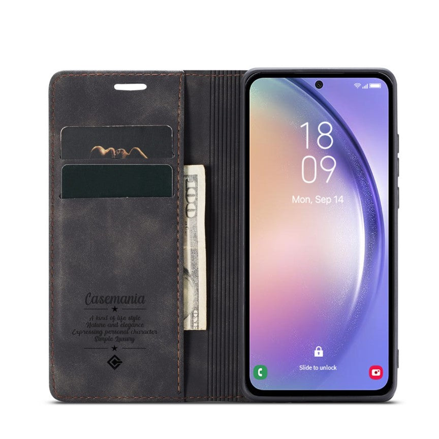 Bookcase Oppo Reno 12/12 Pro | Functioneel hoesje Oppo | Wallet case | Zwart