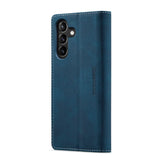Bookcase Samsung S24 FE | Functioneel Hoesje Samsung | Wallet case | Donkerblauw