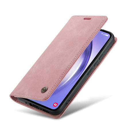 Bookcase Samsung S24 FE | Functioneel Hoesje Samsung | Wallet case | Roze