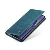 Bookcase Samsung S24 FE | Functioneel Hoesje Samsung | Wallet case | Turquoise