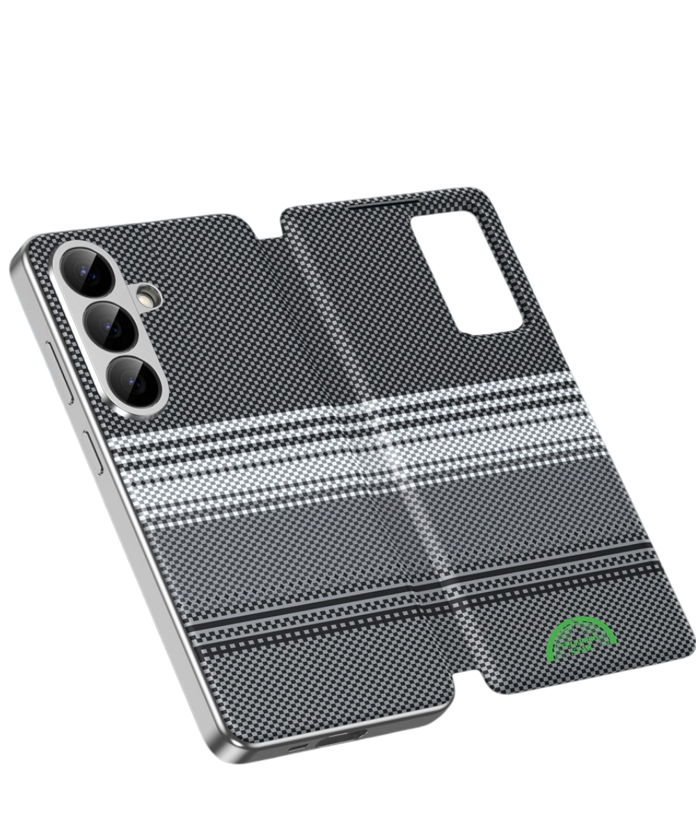 Samsung Galaxy S25 Hoesje Smart View Bookcase KaarthouderStijlvolle Bescherming Voor Elke Dag
