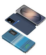 Samsung Galaxy S25 Hoesje Smart View Cover met Pasjeshouder en Volledige Bescherming