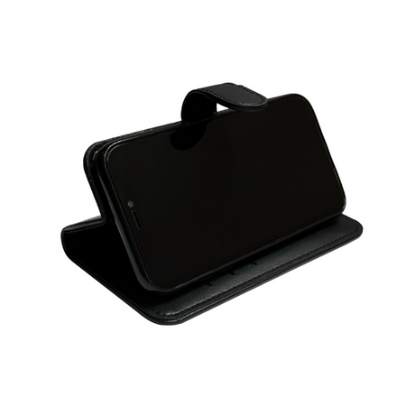 Oppo A18 boek case met Pasjes Zwart