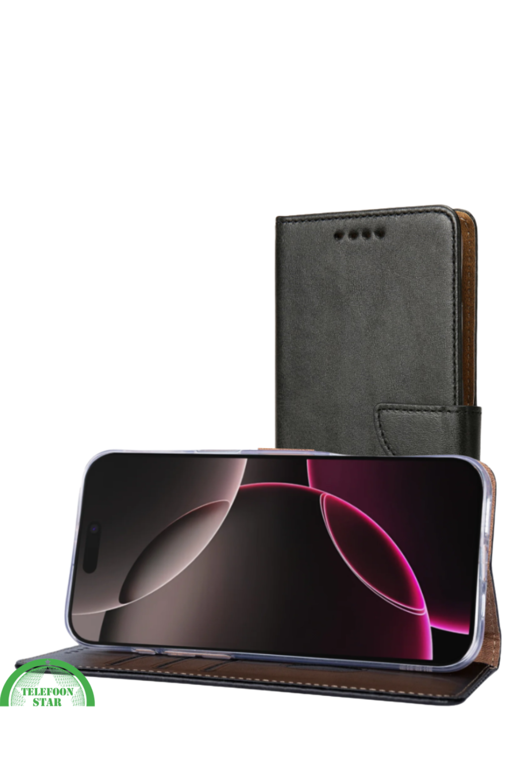 Bookcase Hoesje voor iPhone 17 Air &ndash; Stijlvol, Veilig &amp; Functionee | Telefoonstar